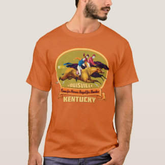 T-shirt Louisville Kentucky Horse Racing Bourbon Derby ret