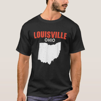 T-shirt Louisville Ohio USA State America Travel Ohioan