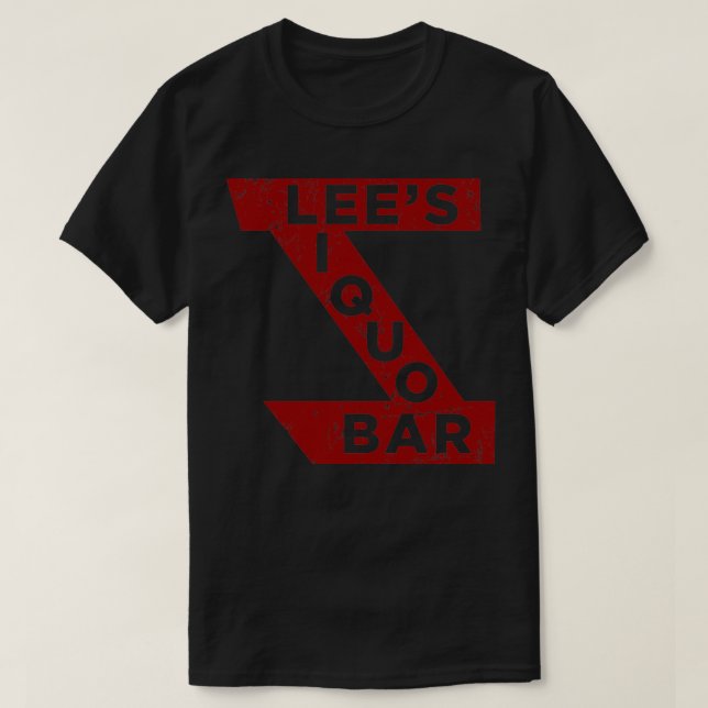 T-shirt Lounge Lees Liquor (Design devant)