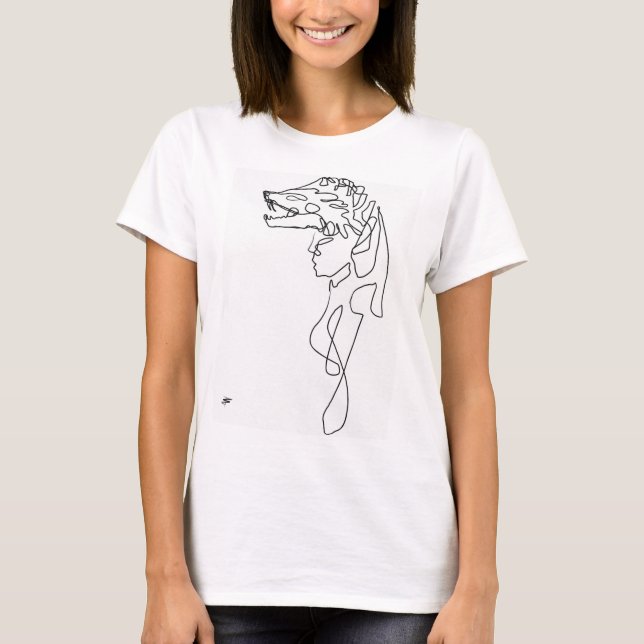 T-shirt loup (Devant)