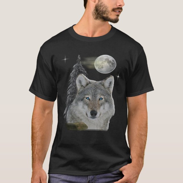 T-shirt loup (Devant)