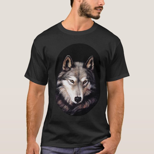 T-SHIRT LOUP (Devant)