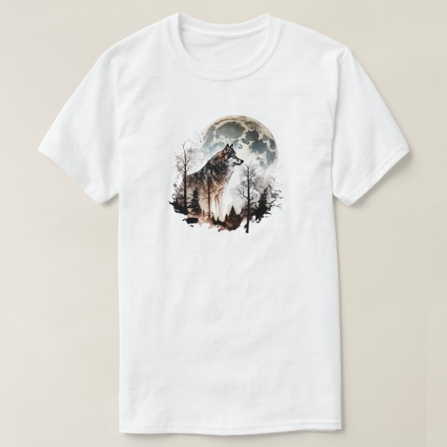 T-Shirt Loup (Design devant)