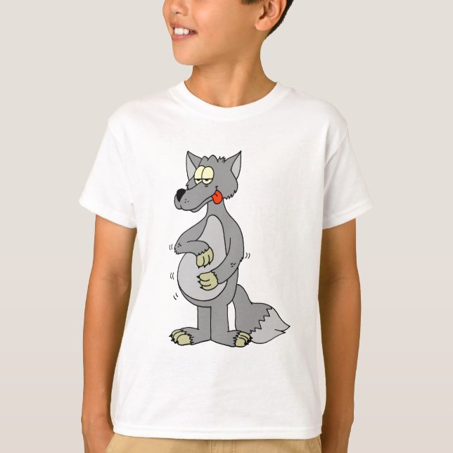 T-shirt : Loup affamé (Devant)