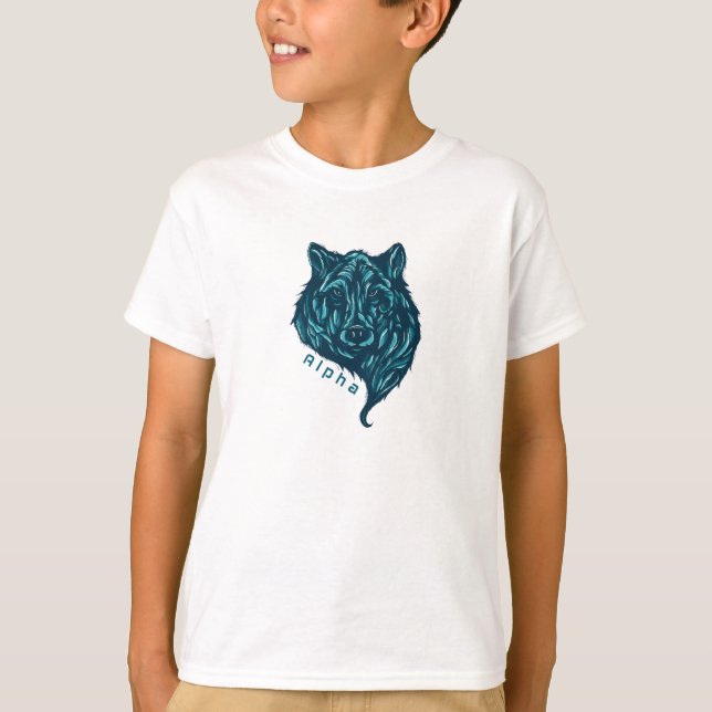 T-shirt Loup Alpha (Devant)