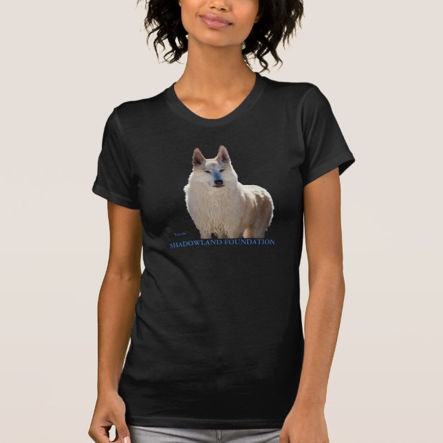 T-shirt Loup arctique de neige (Devant)