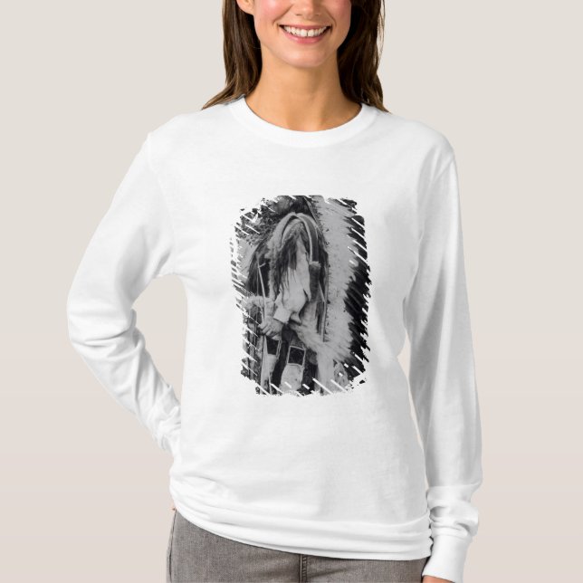 T-shirt Loup blanc, un chef de Comanche, c.1891-98 (Devant)