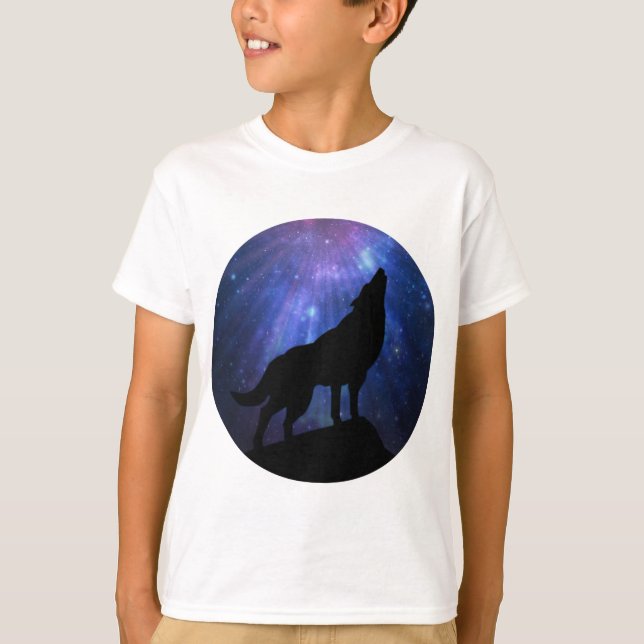T-shirt Loup céleste (Devant)