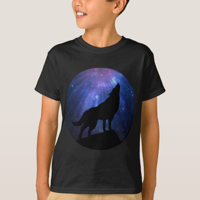 T-shirt Loup céleste (Devant)