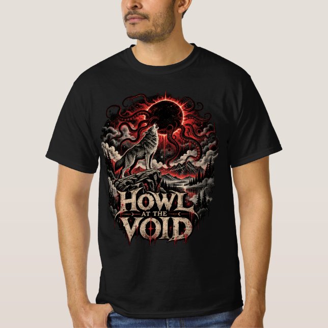 T-shirt Loup Cosmique (Devant)