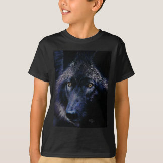 T-shirt Loup dans le clair de lune (a)