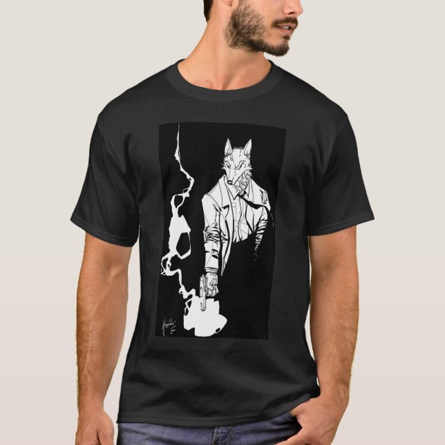 T-shirt Loup d'artilleur (Devant)