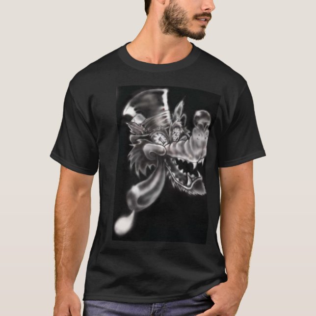 T-SHIRT LOUP DE CASQUETTE SUPÉRIEUR (Devant)