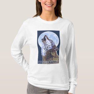 T-shirt Loup de ConnecticutHowling