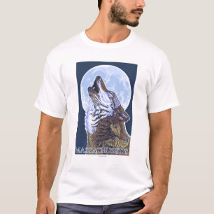 T-shirt Loup de MassachusettsHowling
