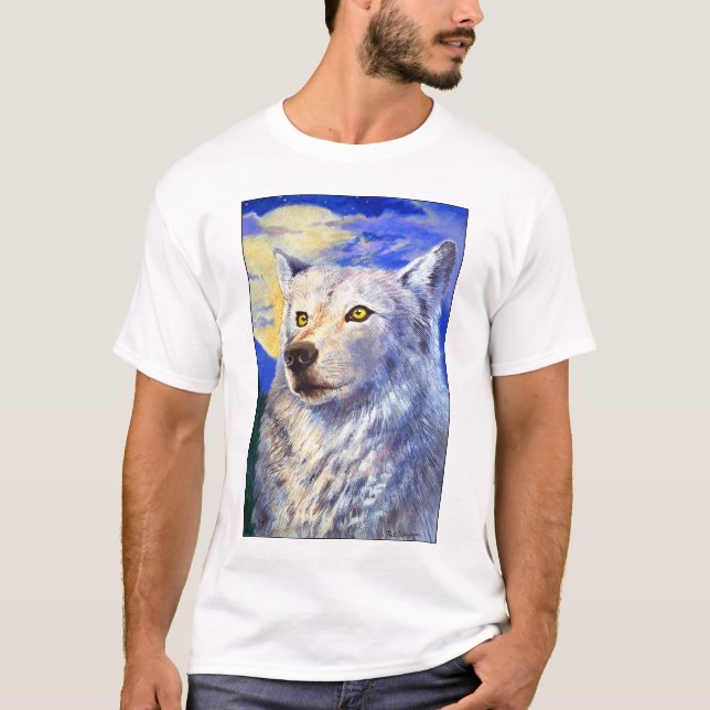 T-shirt Loup de minuit (Devant)