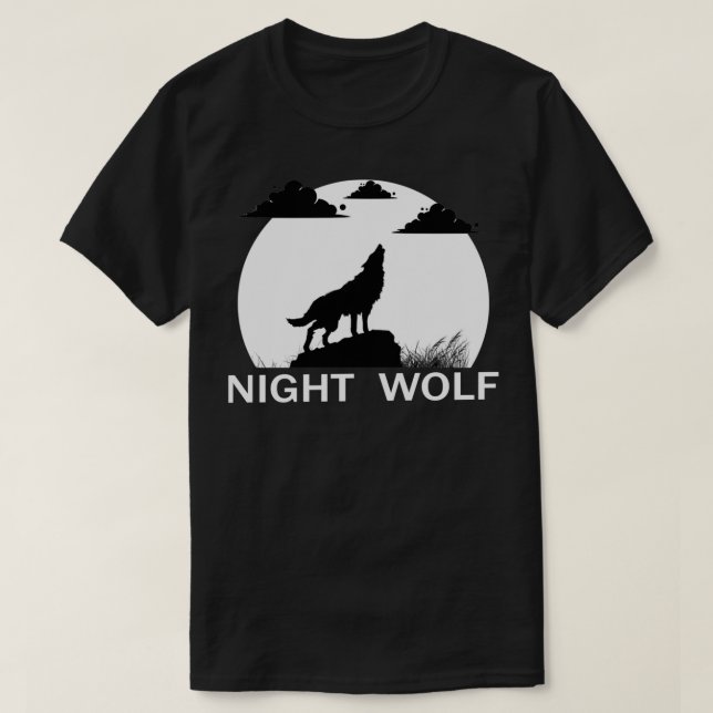 T-shirt Loup de nuit (Design devant)
