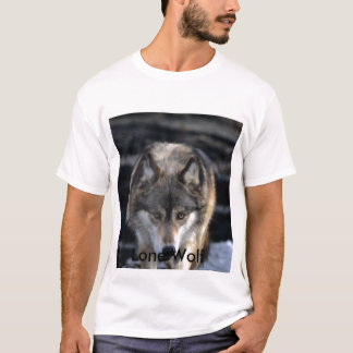 T-shirt Loup de Runing, loup solitaire