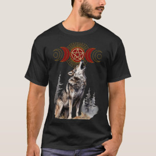 T-shirt Loup d'hiver enchanté