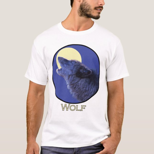T-shirt Loup d'hurlement (Devant)