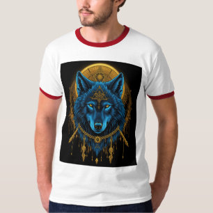 T-shirt Loup doré