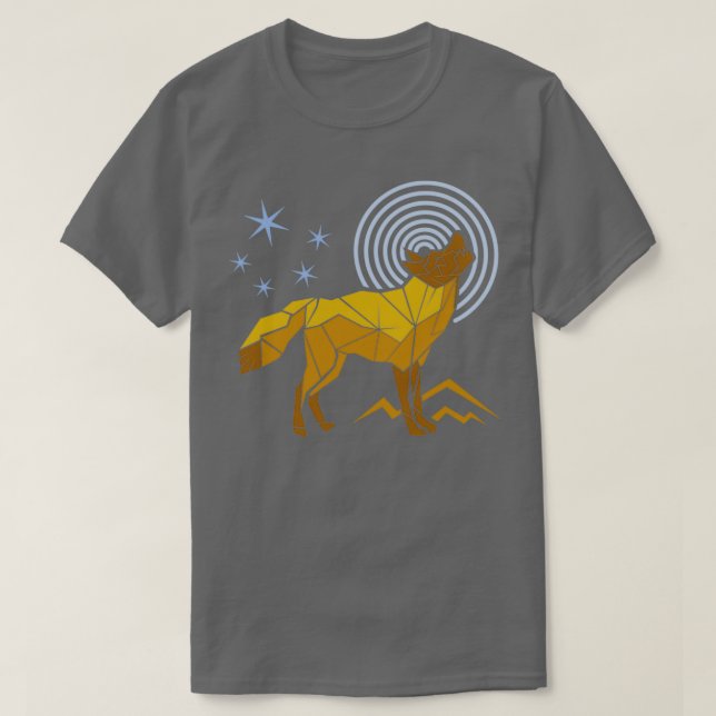 T-shirt Loup d'Origami 6 (Design devant)