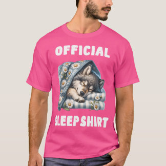 T-shirt Loup Dormir Officiel Nightgown