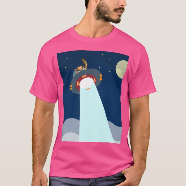 T-shirt Loup d'Ufo Wolfie (Devant)