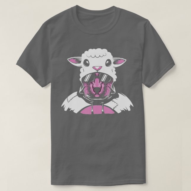T-shirt Loup en tenue de mouton 1 (Design devant)