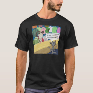 T-shirt Loup en vêtements de loup drôle