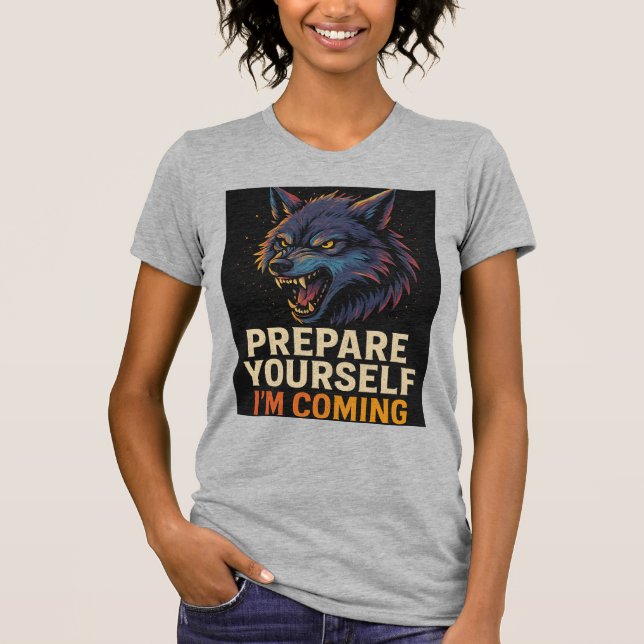 T-shirt Loup Enragé (Devant)