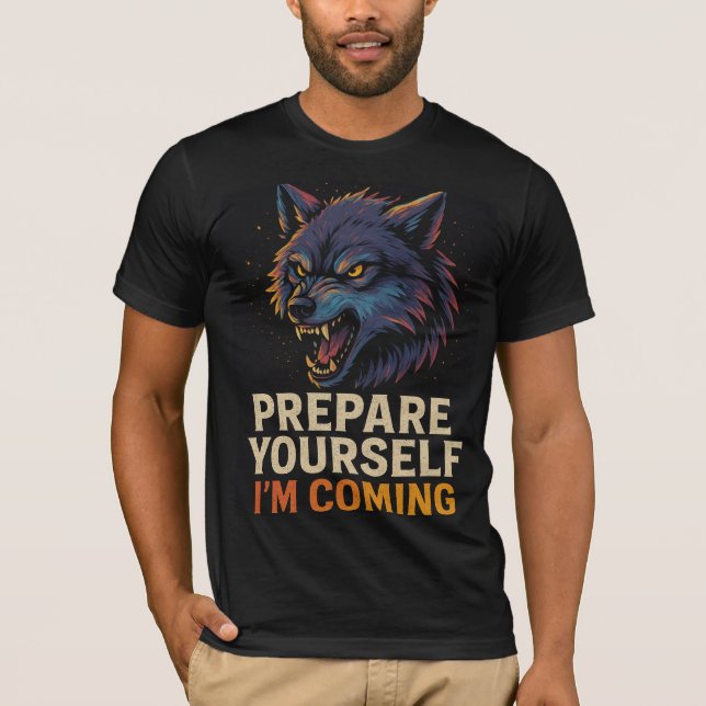 T-shirt Loup Enragé (Devant)