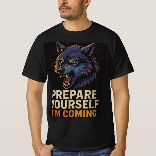 T-shirt Loup Enragé (Devant)