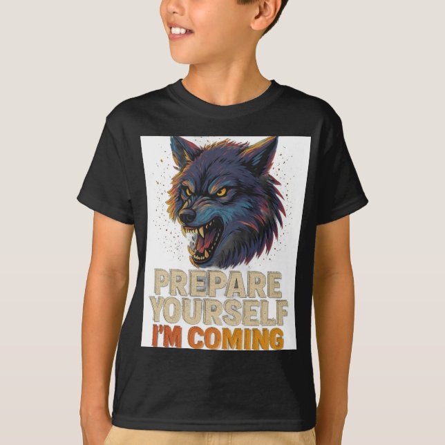 T-shirt Loup Enragé (Devant)