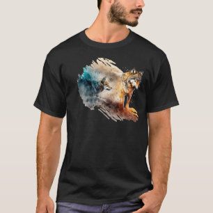 T-shirt loup est mon animal d'esprit "gentil"