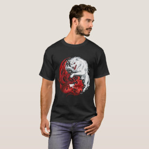 T-shirt Loup et dragon
