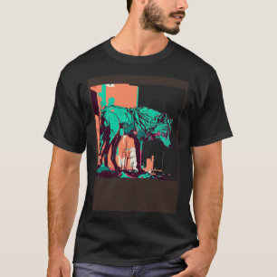 T-shirt Loup Et Loups Hommes Femmes Enfants 16