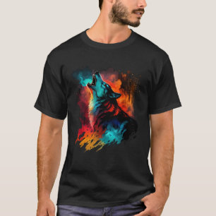 T-shirt Loup Et Loups Hommes Femmes Enfants 42