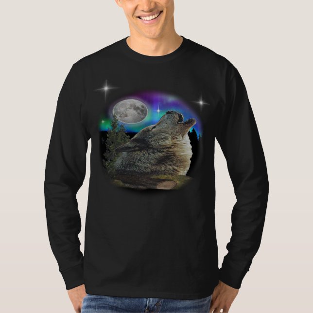 T-shirt Loup et Lune (Devant)