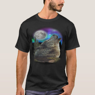 T-shirt Loup et lune
