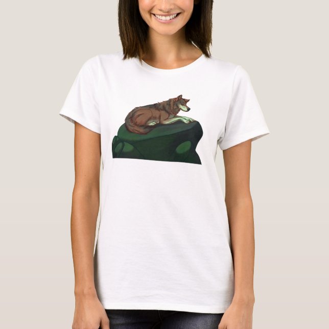 T-shirt Loup européen (Devant)
