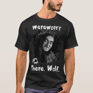 T-shirt Loup-garou_ Là, Loup. Drôle Abby Normal Rétro Com