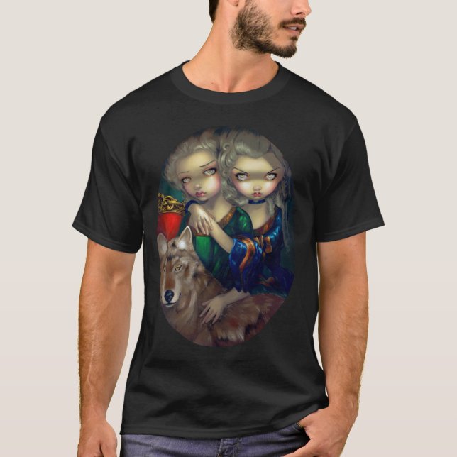 T-shirt Loup-Garou : loup de vampire de CHEMISE de Jumeaux (Devant)