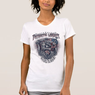 T-shirt Loup-garou patriotique Patriote Horreur Monstre Pa