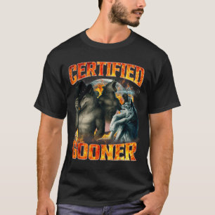 T-shirt Loup Gooner certifié Bootleg drôle Mème Papa