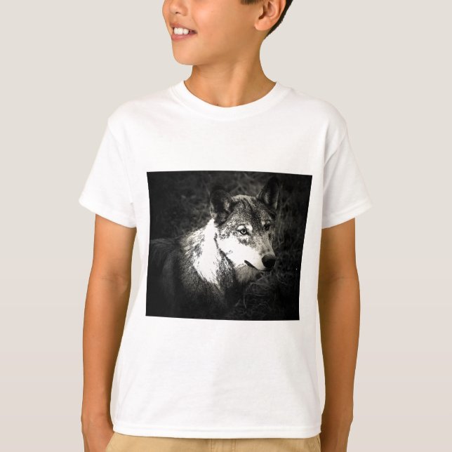 T-shirt Loup gris (Devant)