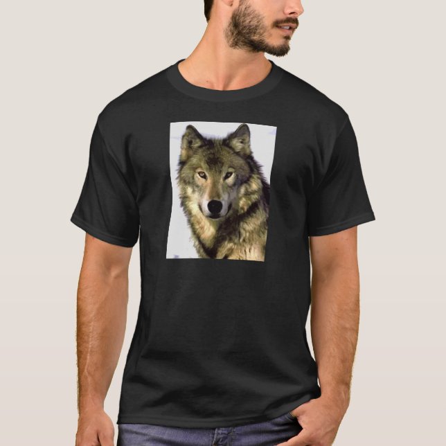 T-shirt Loup gris (Devant)