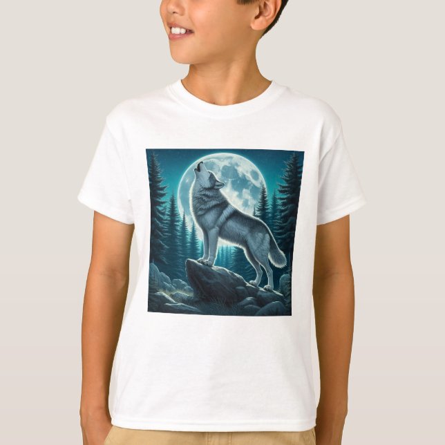 T-shirt Loup hurlant (Devant)