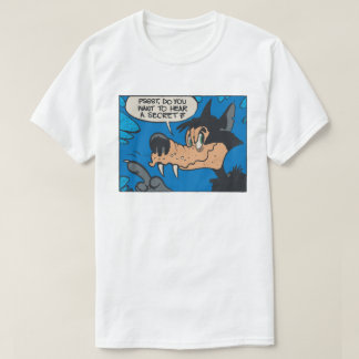 T-shirt Loup hurlant comme moi • Veux-tu savoir un secret
