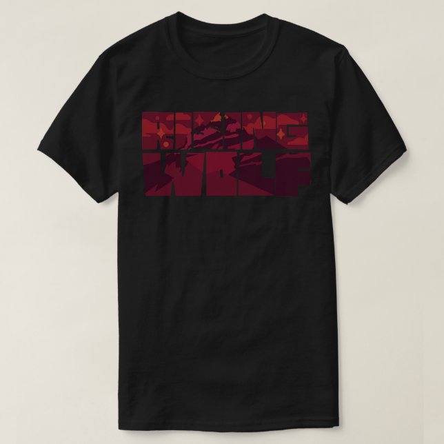 T-shirt Loup levant (Design devant)